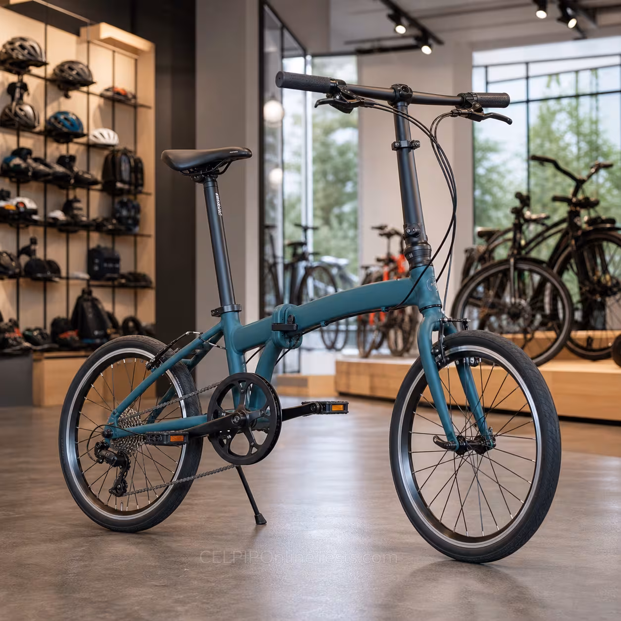 Compact Folding City Bicycle